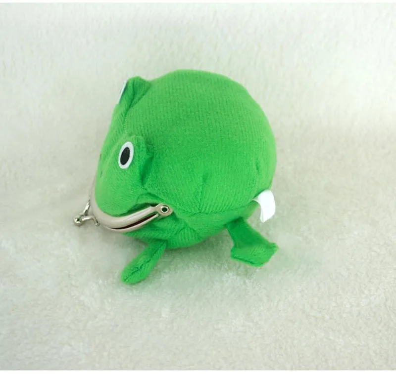 

1PCS Hot Selling Frog Wallet Anime Cartoon Wallet Coin Purse Manga Flannel Wallet Cute purse Coin Holder