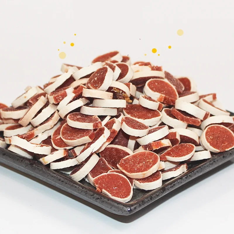 Снэк для собак куриная грудка треска сэндвич универсальное питание здоровое