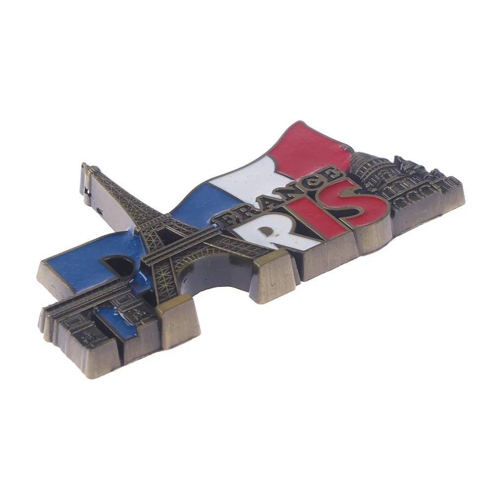 Франция Париж достопримечательность туристическая башня сувенир 3D магнит на