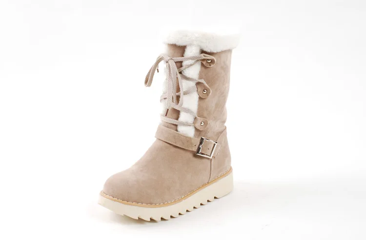 Женские ботильоны с ремешком и пряжкой Maomao черные ботинки больших размеров 9 10 11 12