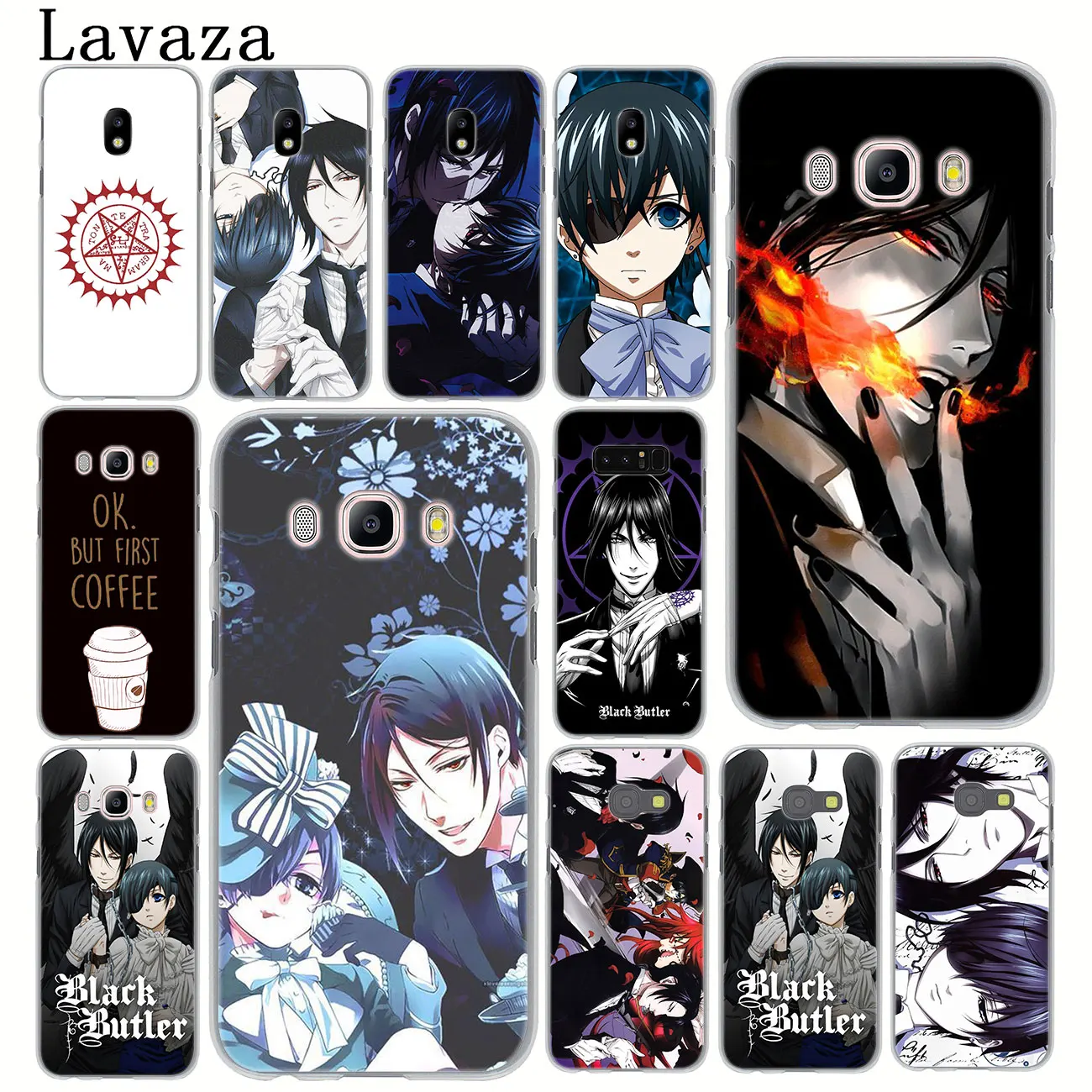 Lavaza Black Butler Kuroshitsuji чехол для телефона samsung Galaxy J8 J7 Duo J4 J5 J6 плюс 2018 2017 2016 J2 J3 Prime 2015