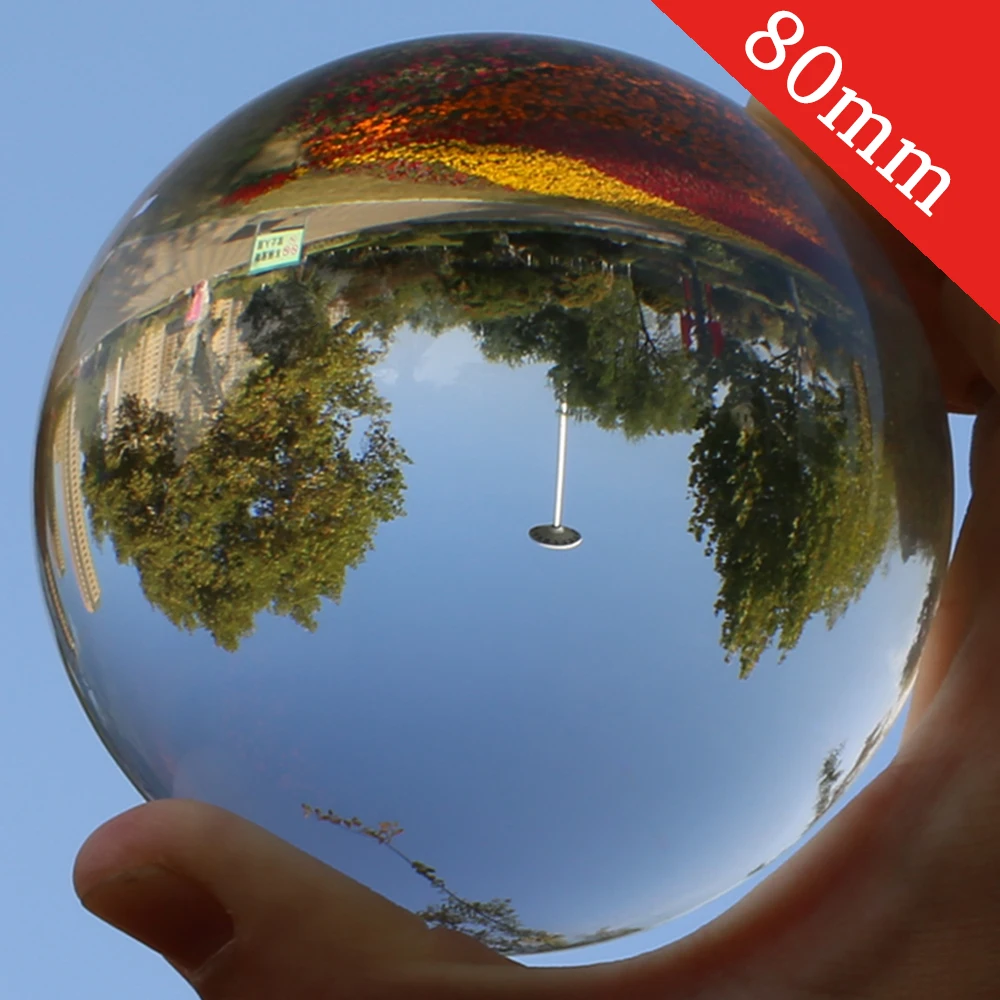 Супер прозрачный хрустальный стеклянный объектив K9 шар 80 мм для фотосъемки Lensball