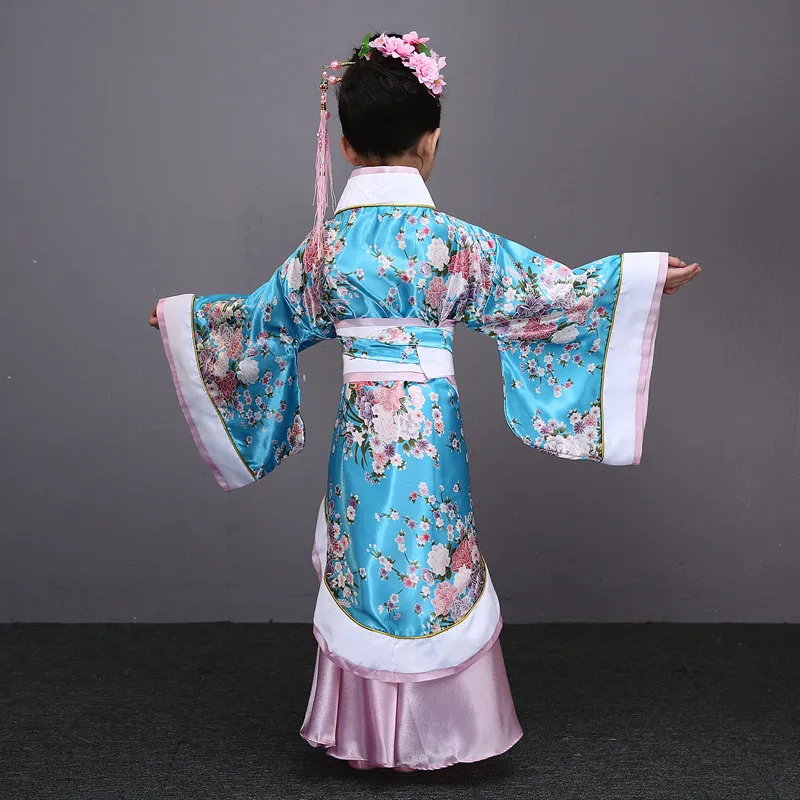 Традиционная китайская женская танцевальная одежда Hanfu белое классическое