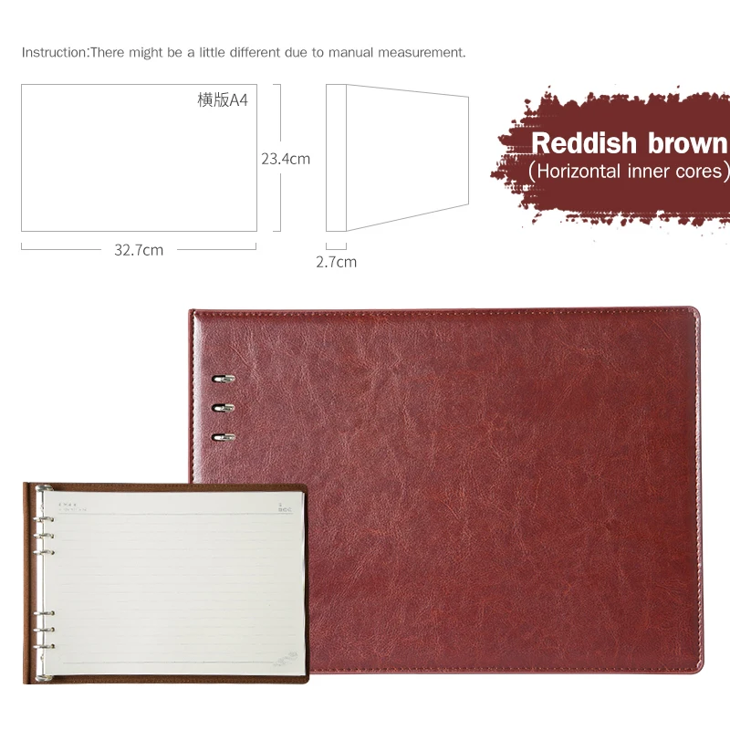 

Кожаный блокнот А4 DC-NT-A4