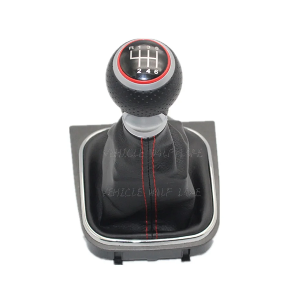 Для VW Scirocco 2009 2010 2011 2012 2013 2014 автомобильный стиль 6 скоростей Ручка переключения