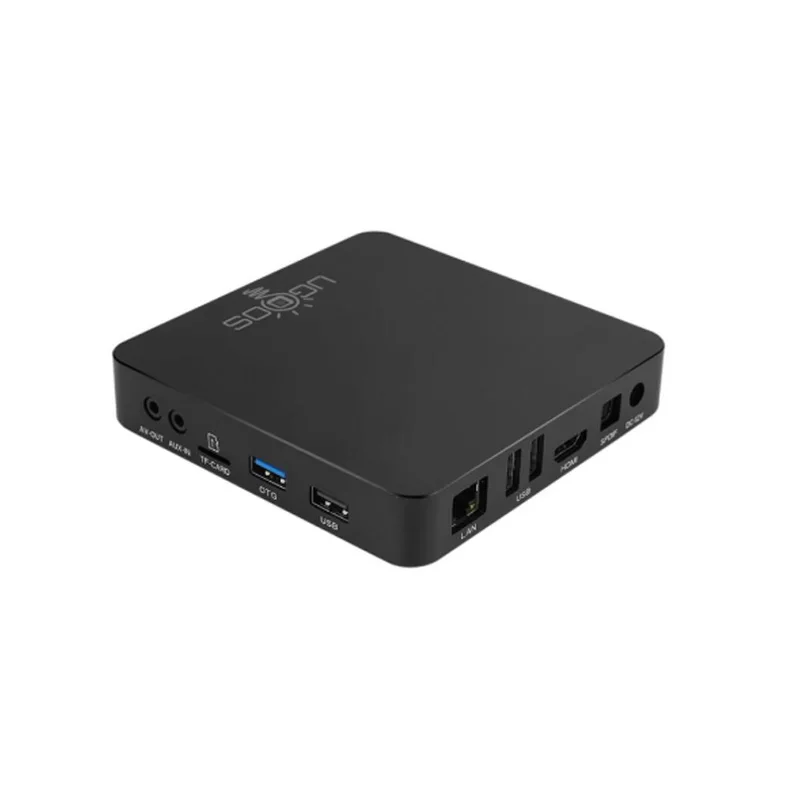 ТВ приставка UGOOS AM6 Plus оригинальная с процессором Amlogic Android 9 2 ГГц Wi Fi 1000 м LAN Bluetooth 5 0