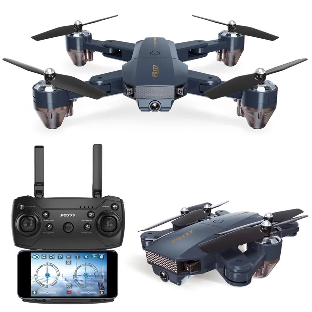 

480P 720P FPV Camera Quadcopter Helicopter Headless Mode WIFI 3D Flips Chargeable Auto Return Altitude Hover RC Drone Foldable