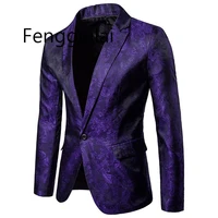 fengguilai autumn winter casual mens suits red black superior fashionable with a buckle fashion suit men coat