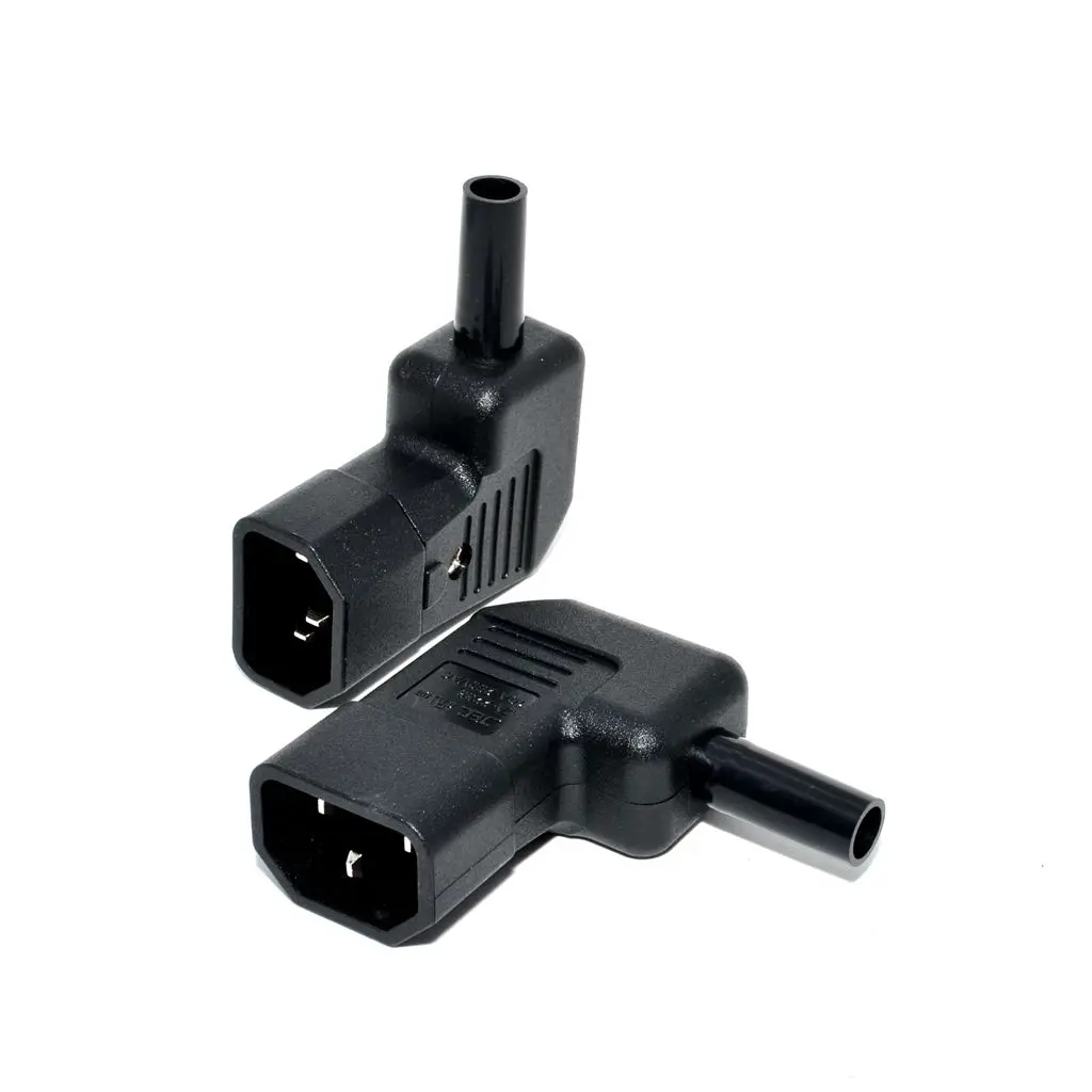 IEC C14 прямоугольный горизонтальный соединитель 125 V 250 90 штекер градусов