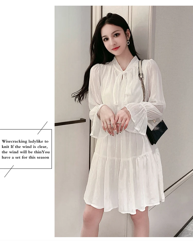 2019 Runway Dress Women High Quality Fashion Large Long Sleeve Elegant Ladies | Женская одежда