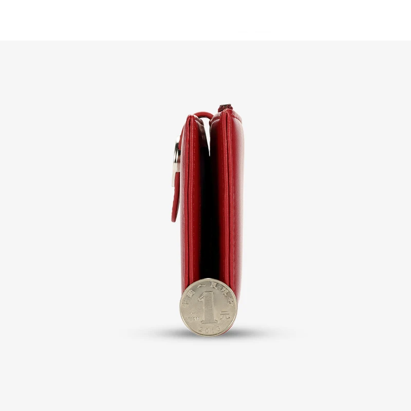 FOSIZZO Card Wallet For Travel Card Holder Wallet PU leather Wallet Organizer Planner With Zipper iPhone Case Cute Case #3026