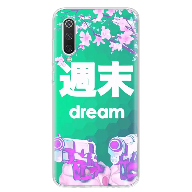

Vaporwave Glitch Anime Soft Silicone Phone Case For Xiaomi Redmi Note 9S 8T 9 8 7 6 6A 7A 8A 9A 4X K20 K30 S2 Pro Shell Coque