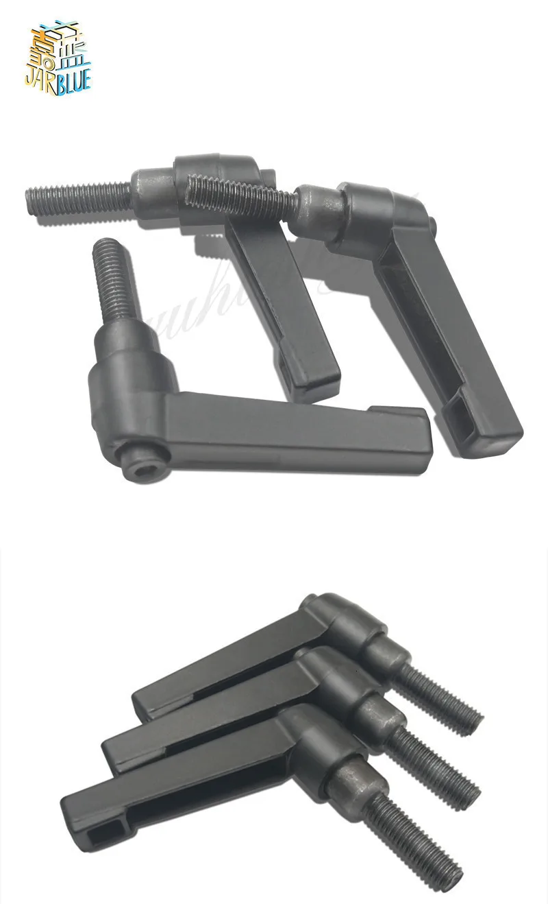 1 шт. M8/M10/M12/M14/M16 очень длинный зажимной рычаг механизма регулируемая ручка блокировка наружная резьба ручка шестигранные винты