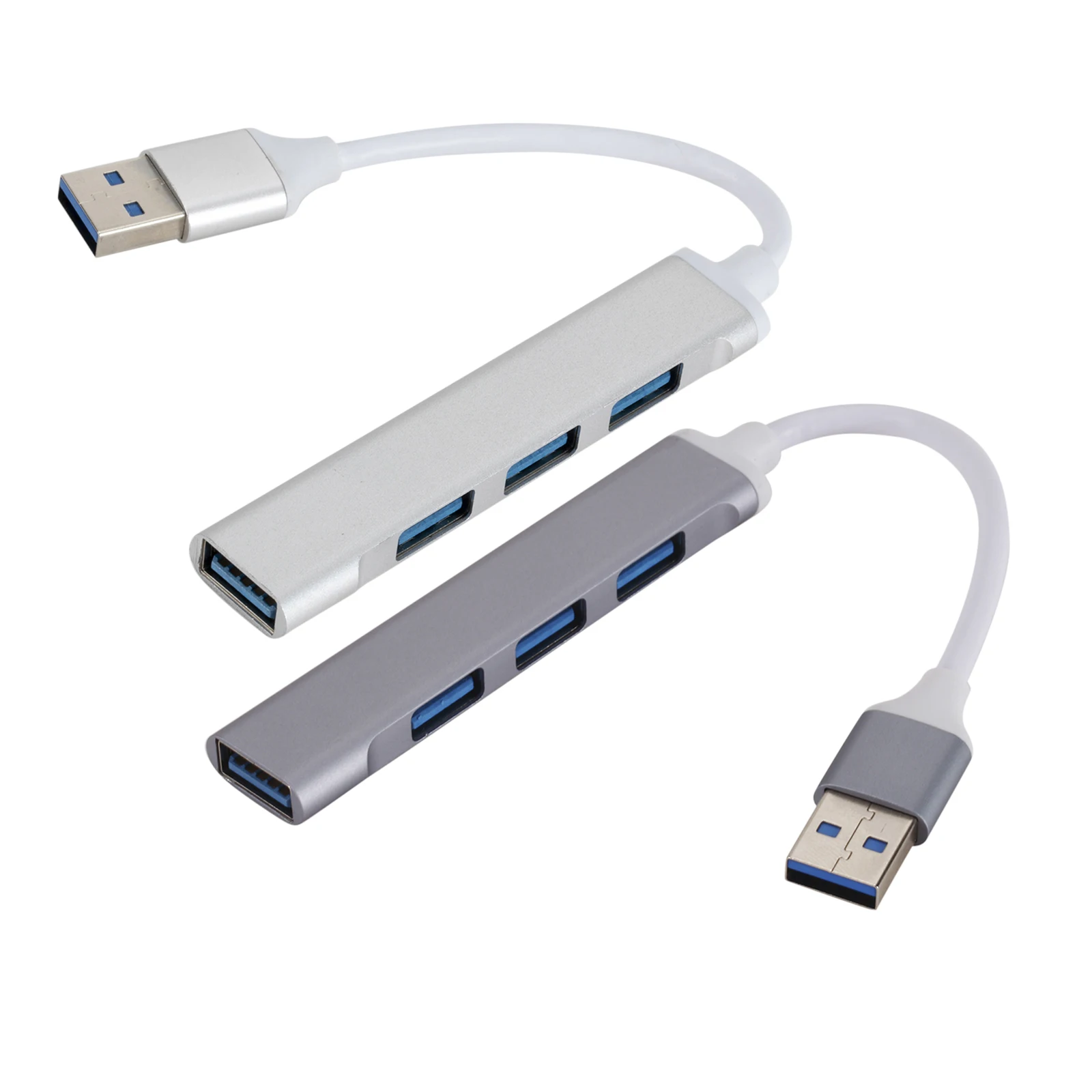 Мини металлический usb хаб 3 0 4 портовый сплиттер адаптер OTG для ПК компьютера