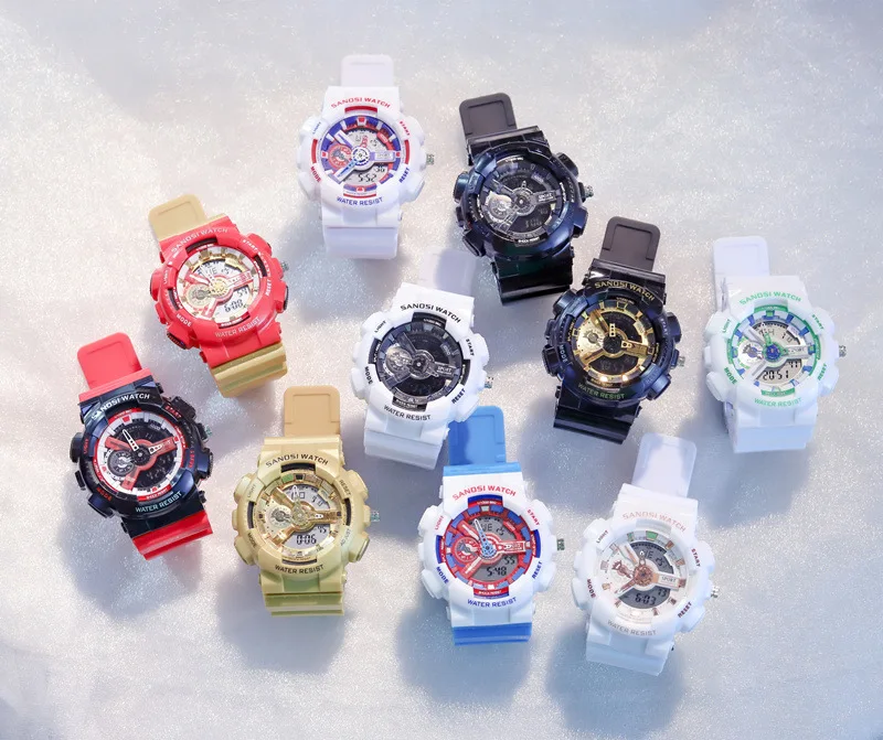 

2021 Losida New Fashion Ladies Digital Watch Automatic Waterproof Top Quality Famous Clock Army Luxury Women Wristwatch Military