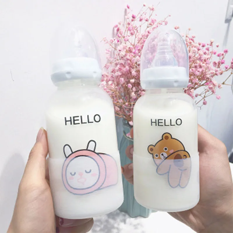 Бутылочка для воды взрослых забавный креативный подарок бутылка молока стакан