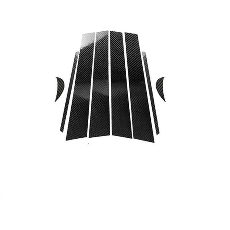 

Большая B-стойка из углеродного волокна, центральная колонка, крышка окна, двери, окна, украшение, автомобильные аксессуары, подходит для Toyota...