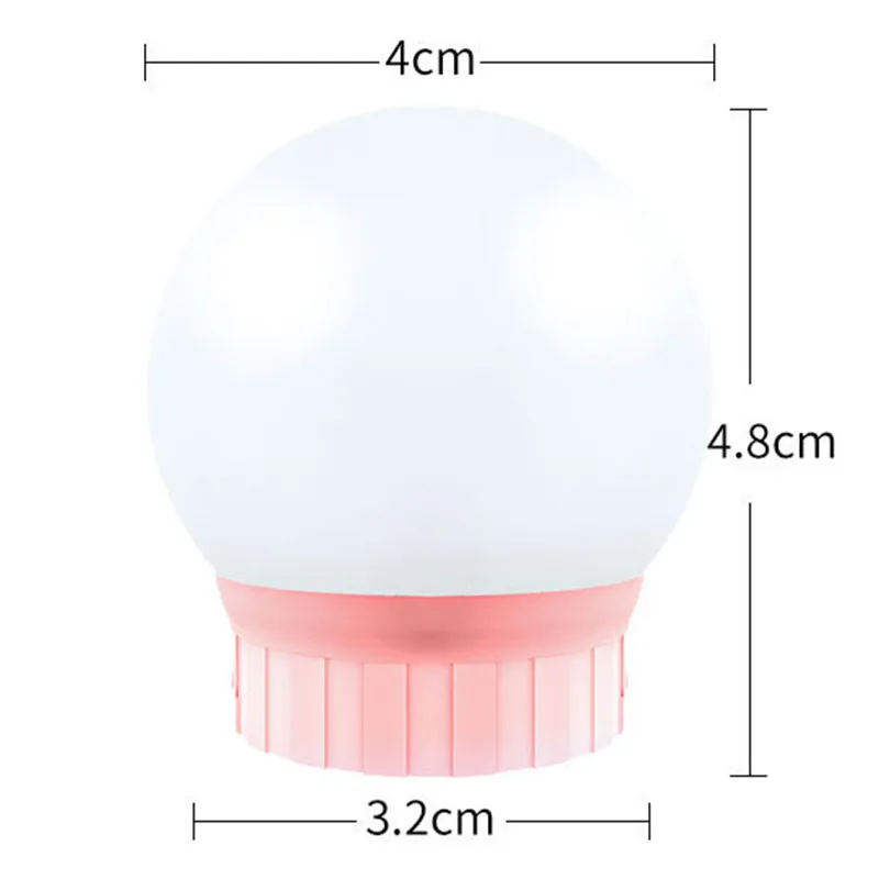 Светодиодное зеркало для макияжа светодиодсветильник ПА с 2 лампочками