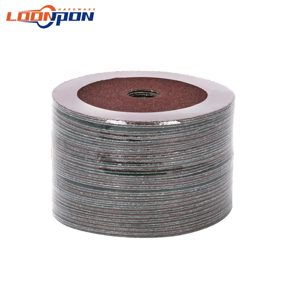 5-дюймовые шлифовальные диски из полимерного волокна с 5/8 &quotоправкой для