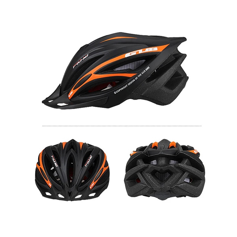 Велосипедный шлем GUB защитный с полями для горных велосипедов вентиляцией 21