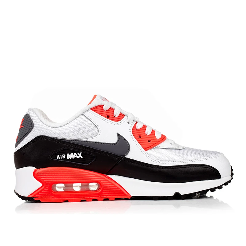Оригинальные мужские кроссовки для бега Nike Air Max 90 эфирные, износостойкие, классические, спортивные, уличные, сетчатые, дышащие кроссовки 537384-111