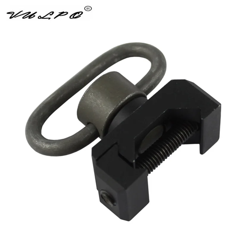 

VULPO Quick Release Detach Push Button Sling Swivel Adapter Set Picatinny Rail Mount Base 20mm Connecting Sling Ring