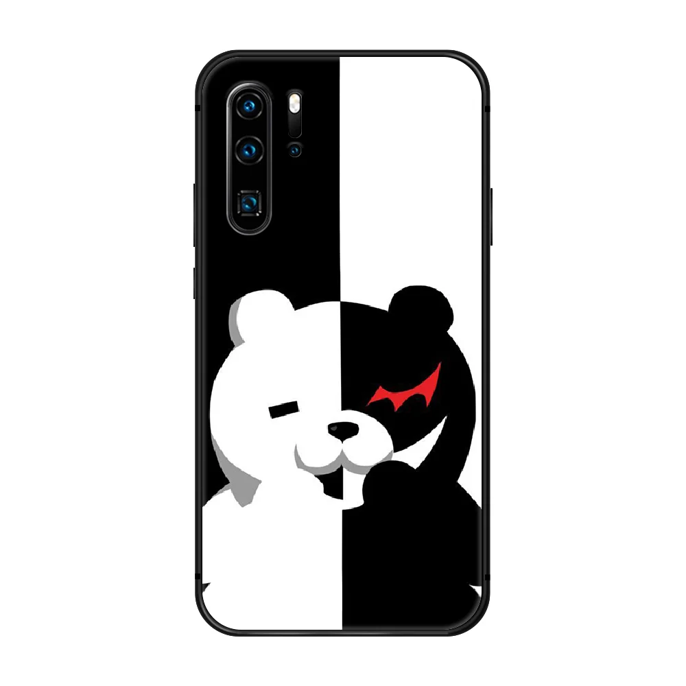 Чехол для телефона Danganronpa с милым медведем Корпус Корпуса Huawei P8 P9 P10 P20 P30 P40 Lite Pro Plus