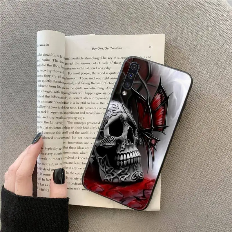 

Grim Reaper Skull Skeleton Phone Case cover coque funda For Samsung Galaxy note S 10 20 e plus A 50 71 31 40 51 30s j4 2018