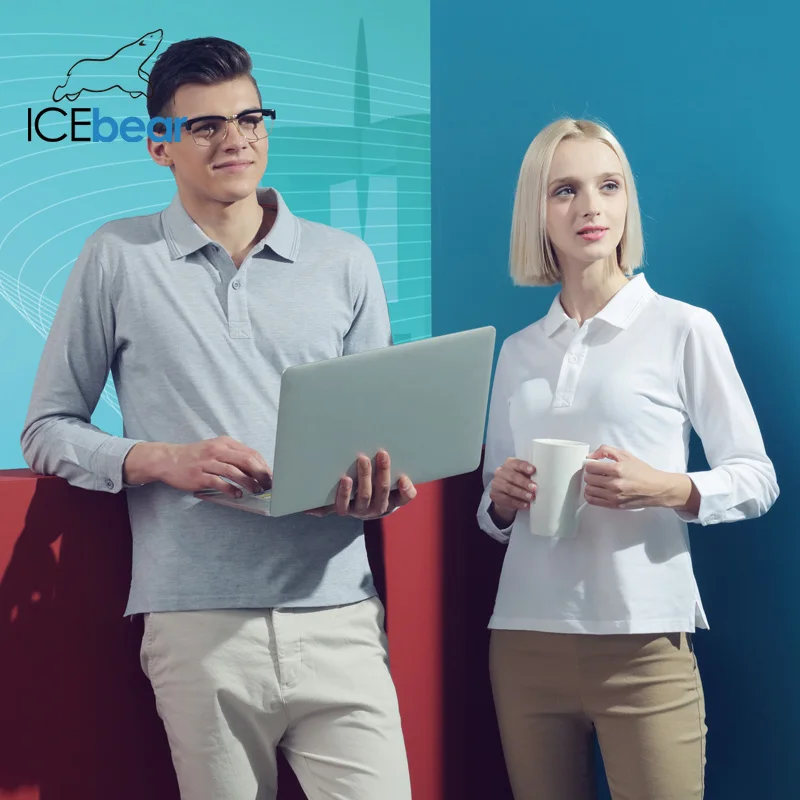 Рубашка-поло icebear с длинными рукавами 1358 весна 2020 | Женская одежда