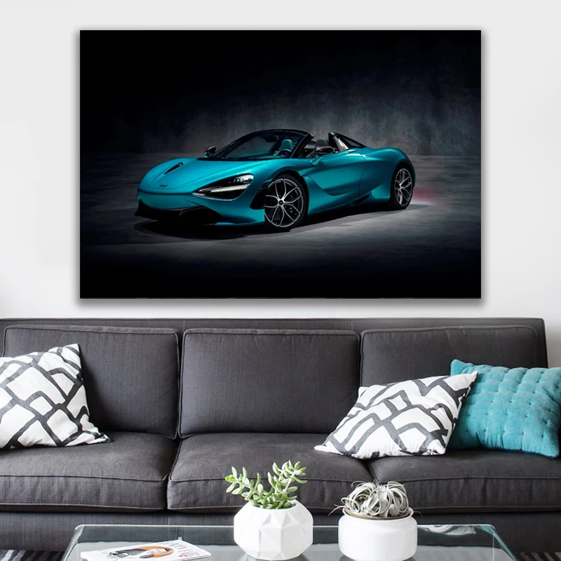 

Super Car Cool Sport Car Artwork Poster Canvas Painting Poster and Print Cuadros Wall Art for Living Room Home Decor (No Frame)