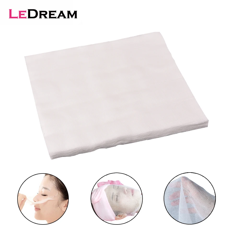 200 шт. одноразовая белая марлевая маска хлопковая мягкая пленка полотенце бумага