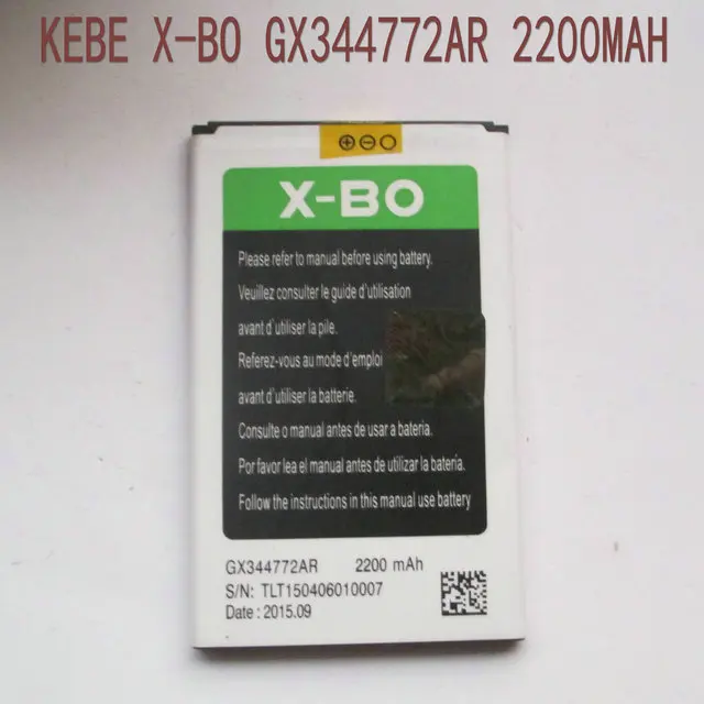 

X-BO GX344772AR KEBE mobile phone original battery 2200MAH