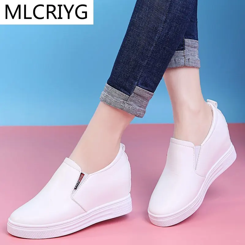 

2021 Fashion Women's Shoes Pure Color Shallow Slip-On Mouth Vulcanized Shoes Women's Sneakers Spring Comfortable Casual Shoes