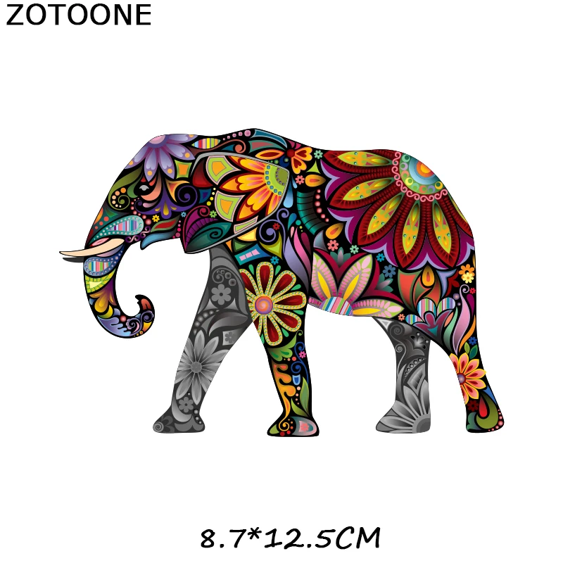 ZOTOONE Утюг на теплопередачи патчи для одежды Череп нашивки в виде животных DIY полосы аппликация на футболку на заказ стикер E - Цвет: ZT1809