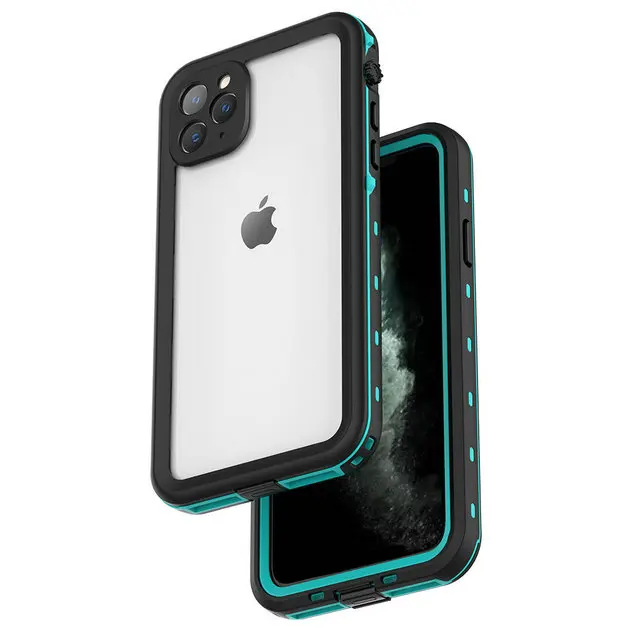 IP68 Водонепроницаемый чехол для iPhone 11 Pro Max на iPhone 11Pro водонепроницаемый чехол для дайвинга 360 Защита iPhone11 - Цвет: Blue