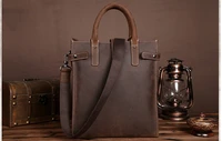 new men genuine leather sewing briefcases male shoulder cross body business bags messenger satchels casual handbags d829