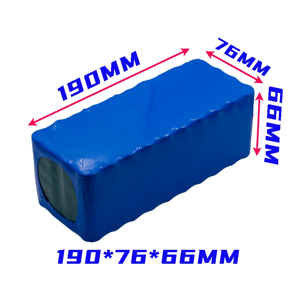 

36V 500W Battery 10S4P Golf Cart Cross-Country Bike Scooter Hoverboard XT60 Rechargeable Battery Pack 2 Amp Charger