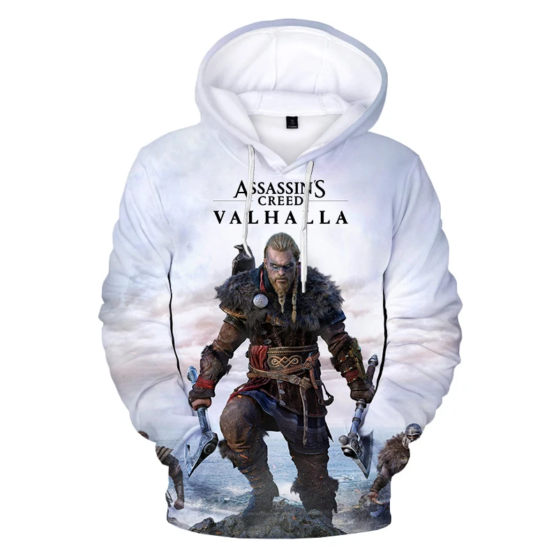 

New Game Assassins Creed Valhalla 3D Print Hoodie Sweatshirts Men Women Fashion Casual Cool Pullover Harajuku Street Hoodies