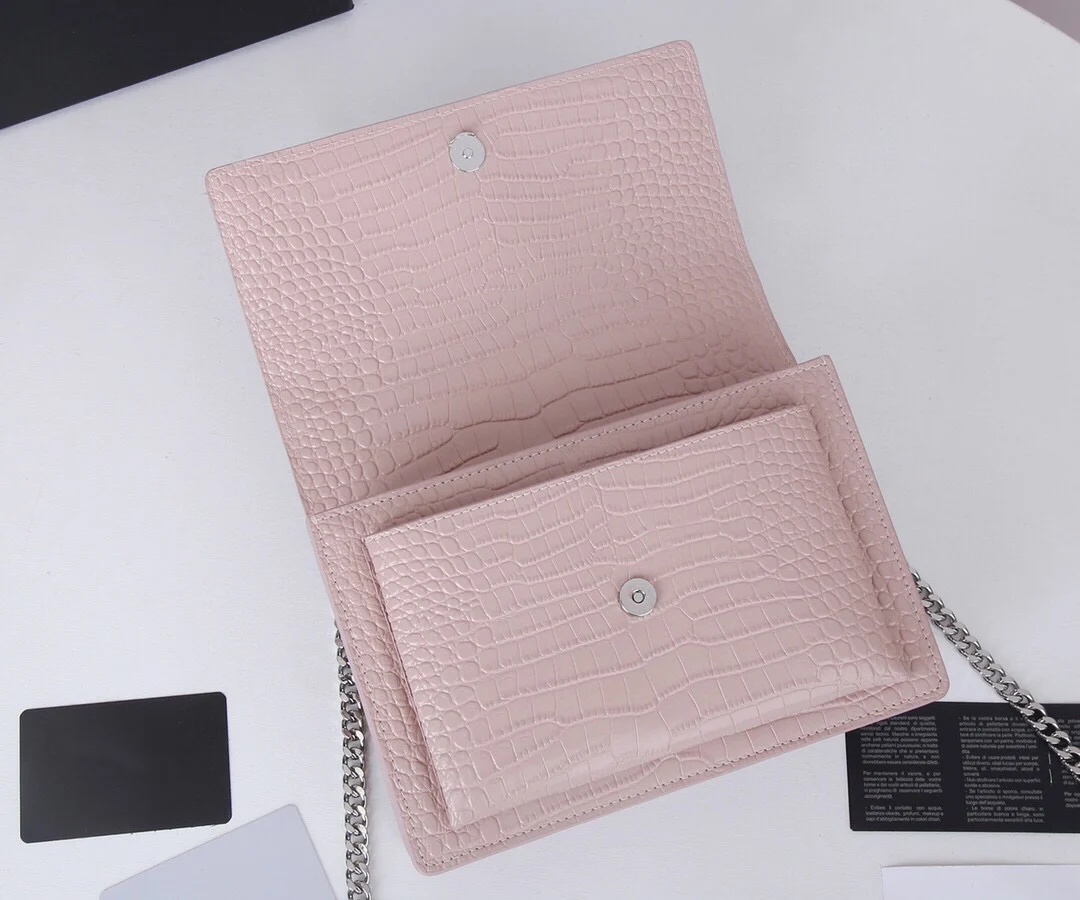 

GUQIWT 2021 Luxury Famous Designer Brand Logo Women Leather Handbags High Quality Genuine Leather Chain Shoulder Messenger Bags