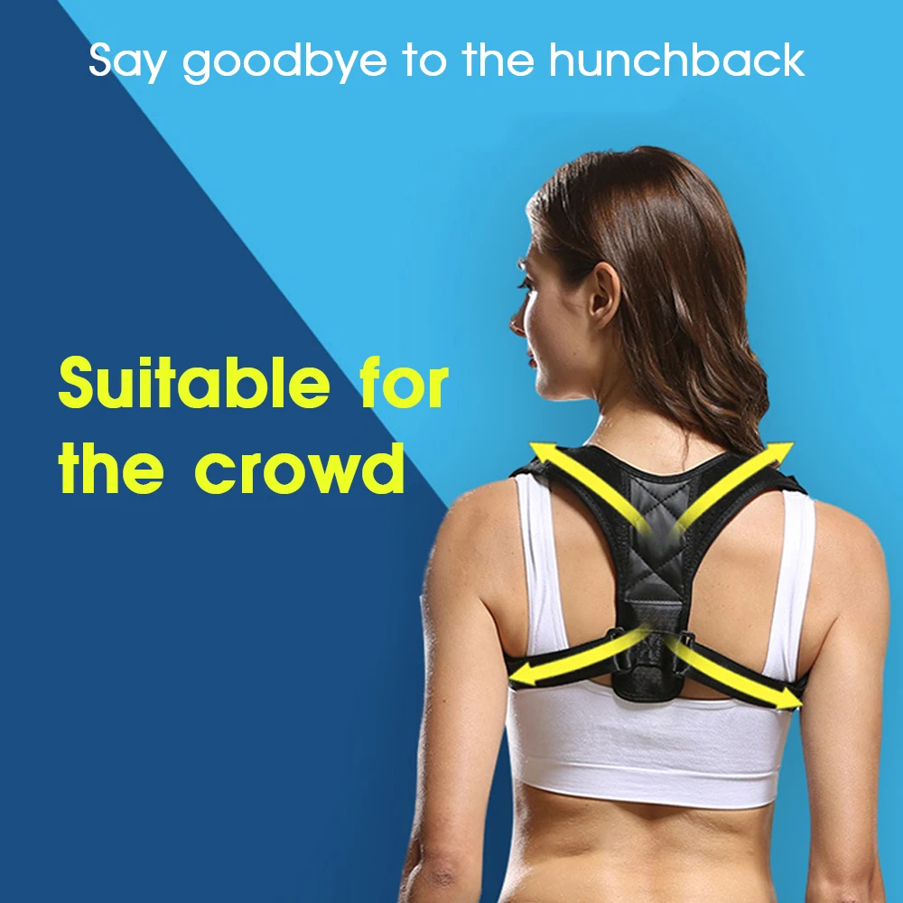 Invisible Posture Corrector Spine Back Shoulder Support Band Adjustable Brace Correction Humpback Relief Pain | Дом и сад