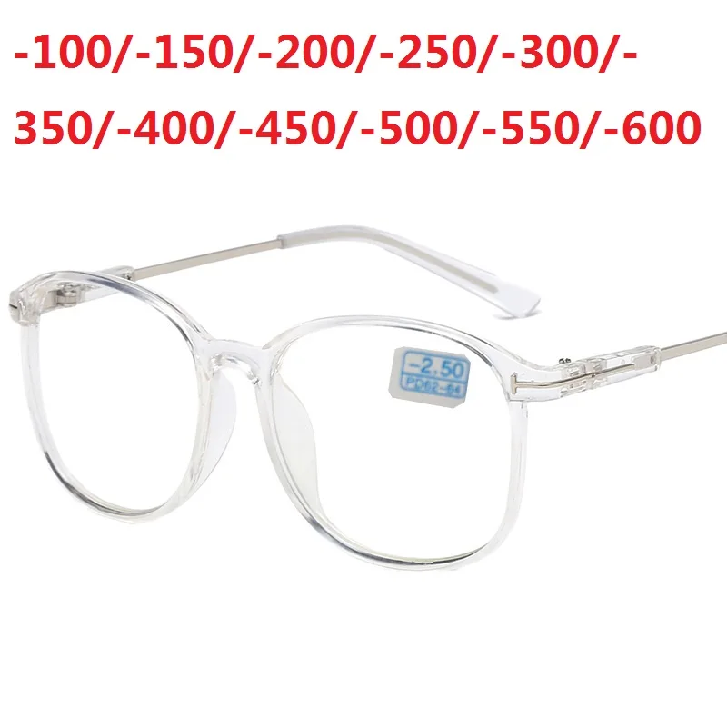 Zerosun очки для близорукости женщин и мужчин 100/ 150/ 200 до 600 Finised Install Graduate Minus Lens Eyewear с