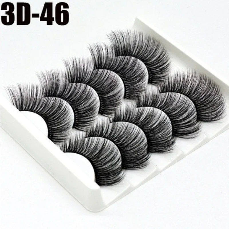 

Eyelashes Extensions Eyelash Mink 3d Lashes cilios postiço Multipack Natural Thick Long Lashes Handmade Soft Curly Dramatic
