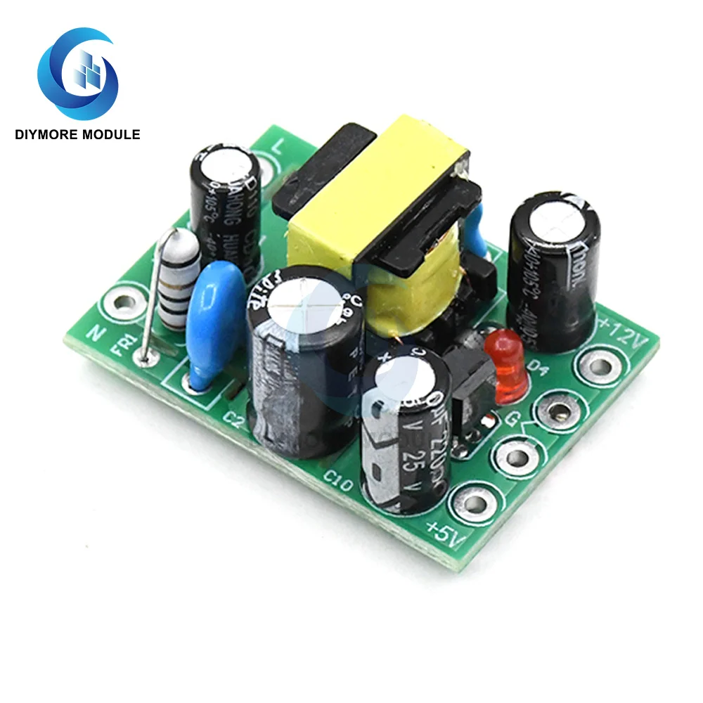 AC 110-240V DC/DC 5V 12V DC понижающий преобразователь подпушка модуль AC-DC Напряжение