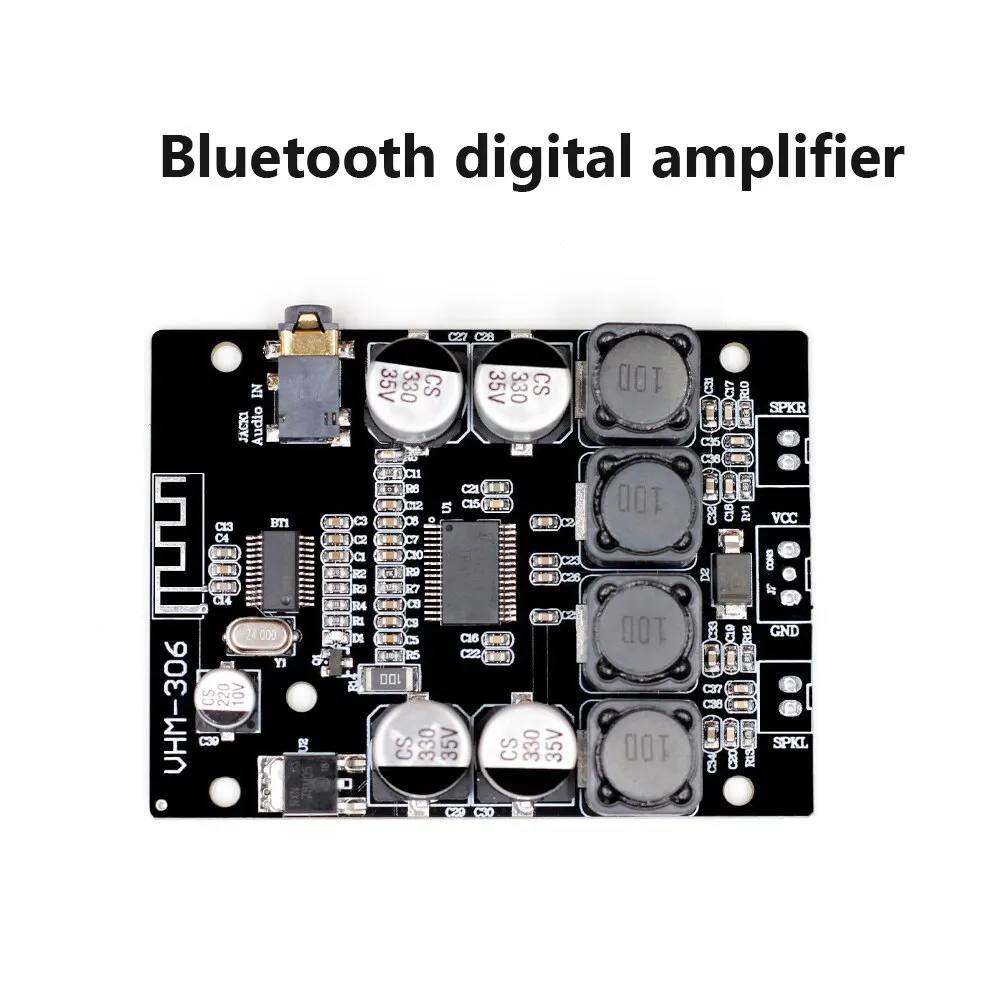 Цифровой Bluetooth усилитель мощности плата 4 2 2x30 Вт 8 26 в DC стерео аудио цифровой