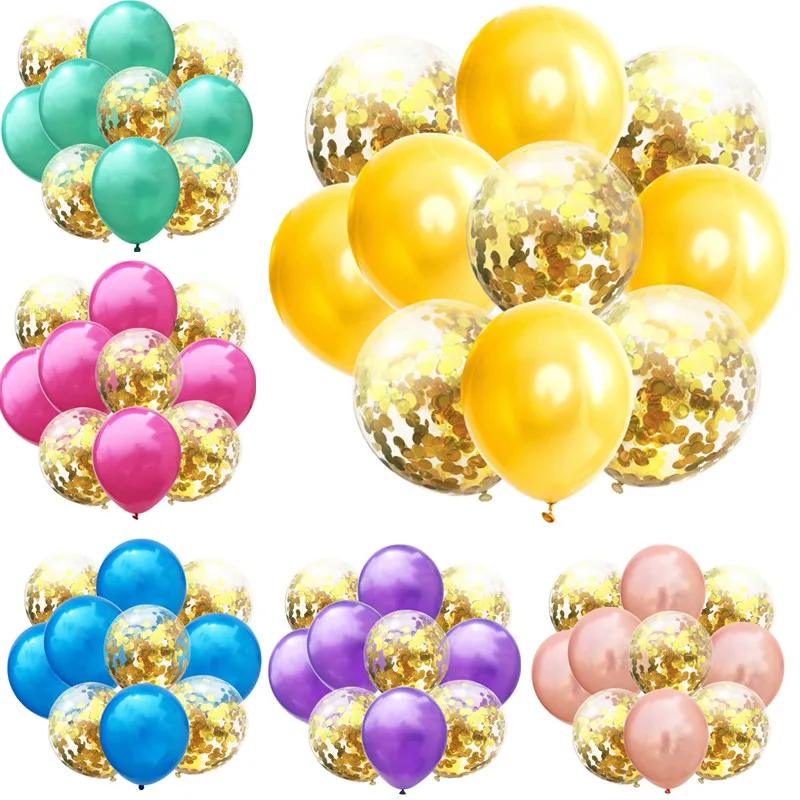 12 дюймов воздушный шар &quotКонфетти&quot розовое золото одежда для свадьбы дня
