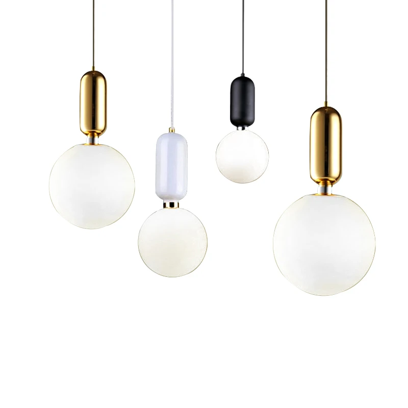 Подвесной светильник s светодиодный Современный Стеклянный для бара сферический