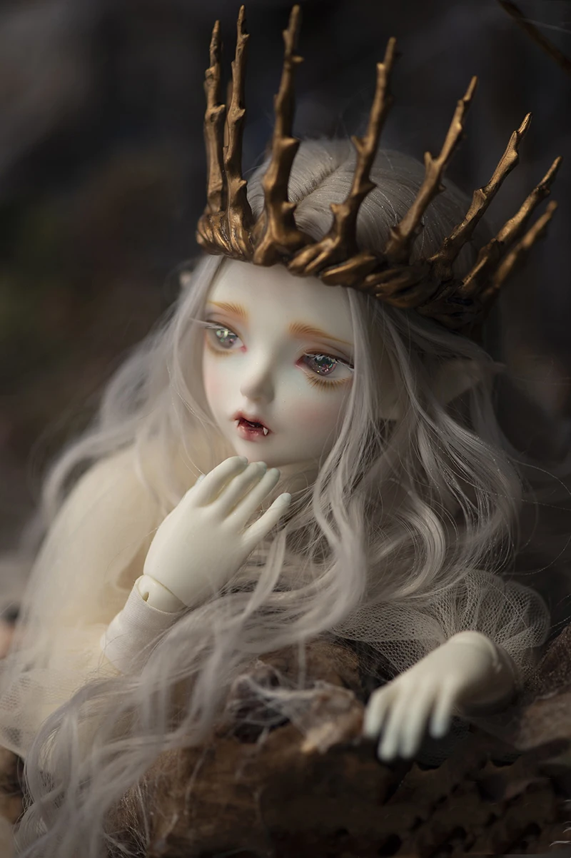 Счастливая аметистовая кукла BJD puppe 1/4-кукла эльфа вампира Hwayu (бесплатные глаза +