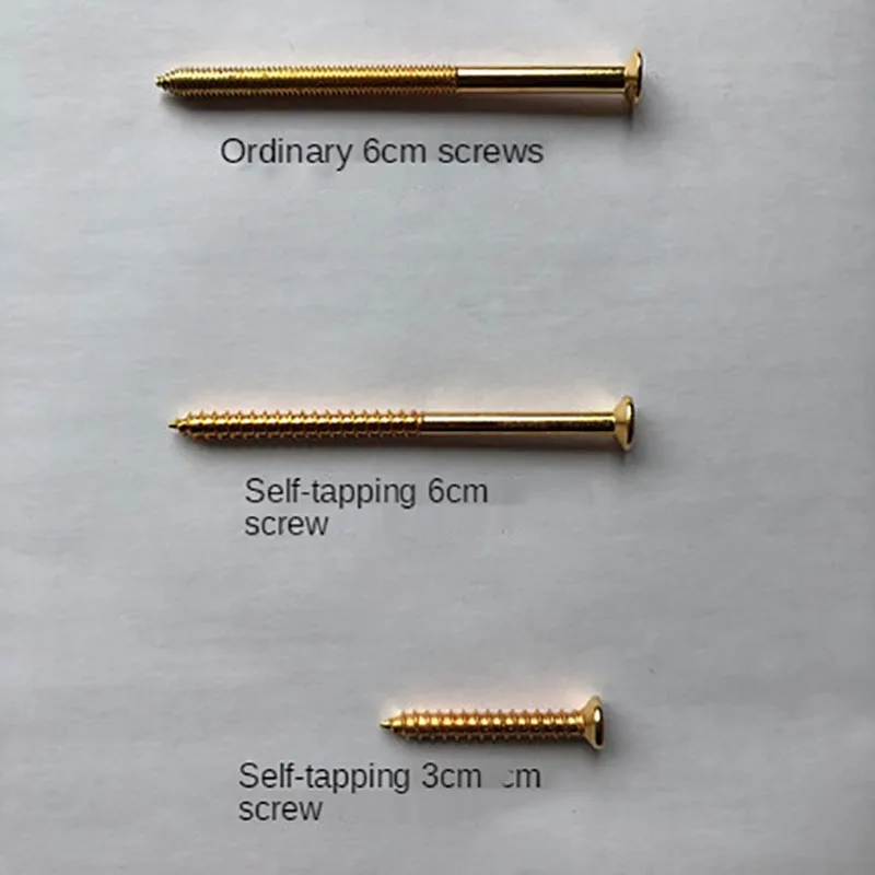 

10 pcs Extension screw 3cm 6cm 8cm Ordinary screw 8cm Self-tapping screw 6cm