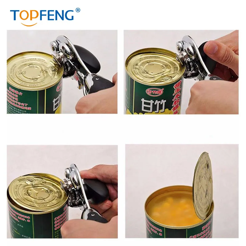 TOPFENG Strong 3 в 1 Многофункциональный консервный нож для бутылок ручной работы