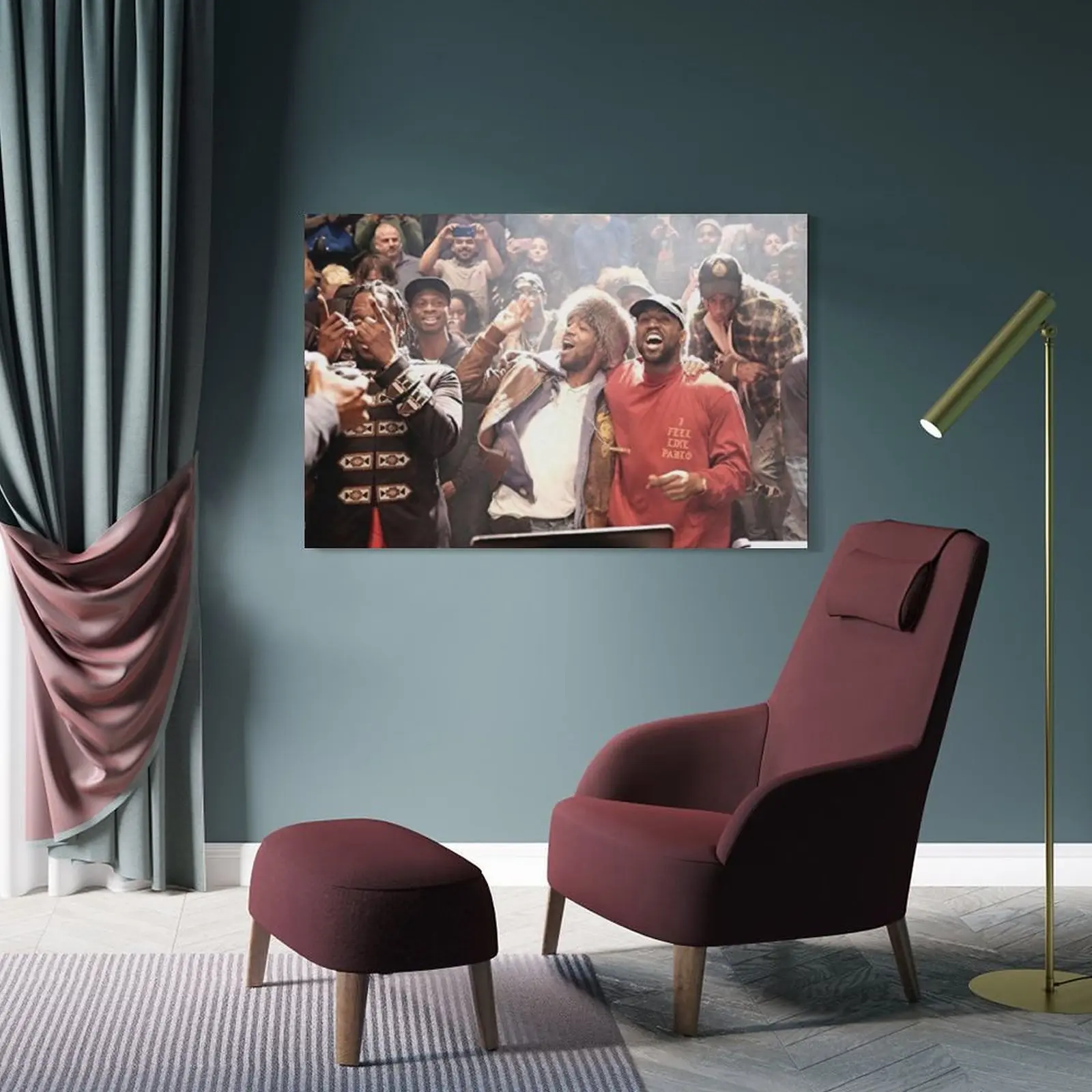 Постер Жизнь Пабло Шелковый настенные художественные плакаты Rap Hiphop Super Star